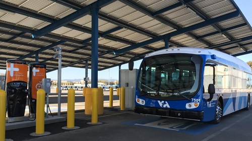 大巴車光伏車棚