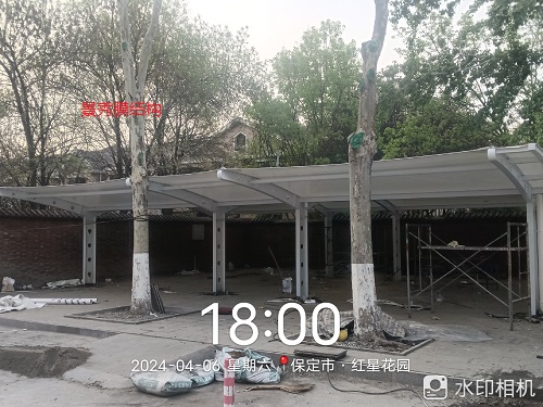 膜結(jié)構(gòu)停車棚汽車棚自行車棚