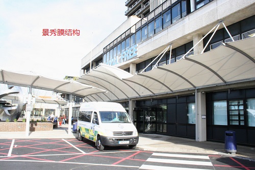  昆明市人民中路延安醫(yī)院景觀張拉膜