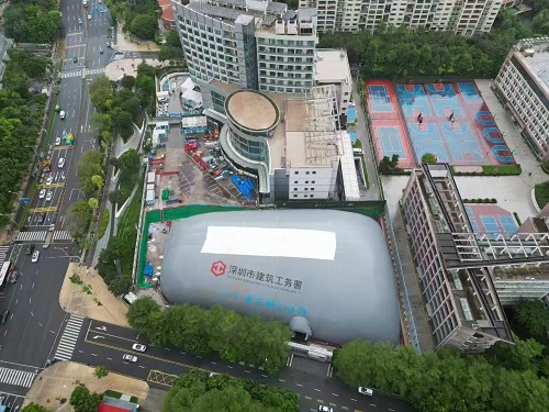 深圳眼科醫(yī)院基坑氣膜案例分享
